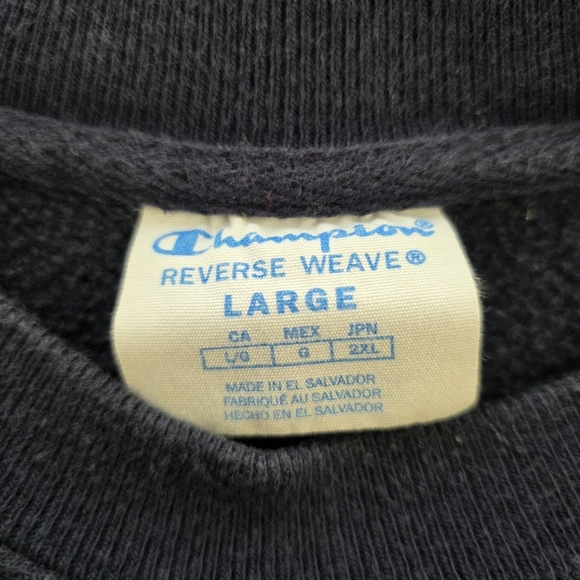 Champion Reverse Weave Coast Guard OCS Navy Sweatshirt Men’s Large - Picture 7 of 8